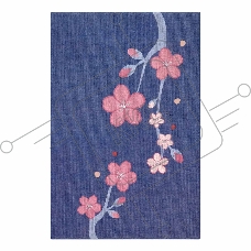 Блокнот Moleskine LIMITED EDITION SAKURA LESU08QP060BOX Large 130х210мм, обложка текстиль, 176 страниц, линейка, твердая обложка, подарочная коробка, синий, 2025