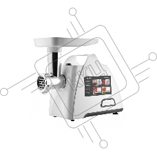 Мясорубка электрическая BRAYER BR1604, 1800 Вт, реверс, 2 диска, насадки кеббе, колбасы, толкатель, произ 2 кг/мин