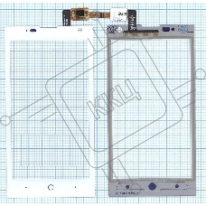Сенсорное стекло (тачскрин) для ZTE V830 (Blade G Lux), белое