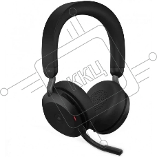 Гарнитура беспроводная Jabra Evolve 2 75, Link380a MS Stereo Stand Black