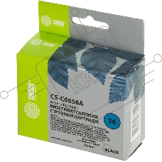 Картридж струйный Cactus CS-C6656A №56 черный (20 мл) для HP DeskJet 450/5145/5150/5151/5550/5552
