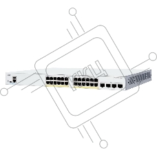 Коммутатор Cisco Catalyst C1300-24P-4X, 24×1 Гбит/с, 4×10 Гбит/с SFP+, управляемый