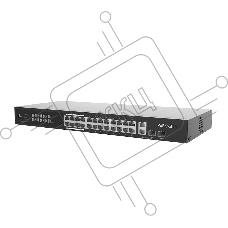 Коммутатор Uniview NSW3000-25GT1GP1GC-LPOE-IN, 24×1 Гбит/с PoE+ + 3×1 Гбит/с Uplink, управляемый