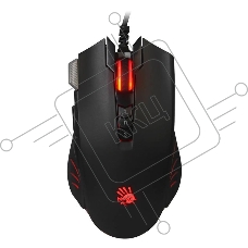Мышь проводная A4Tech Bloody V9M черный, 4000 dpi, USB, кнопки - 9