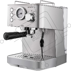Кофеварка рожковая Maunfeld MF-721S PRO нержавеющая сталь, исп. кофе - молотый/чалды, 1.5 л, 1140 Вт, 15 Бар.