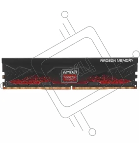 Оперативная память 8GB AMD Radeon™ DDR5 5600 DIMM Entertainment Series Black Gaming Memory R5S58G5600U1S Non-ECC, CL40, 1.1V, Heat Shield, RTL (R5S58G5600U1S)