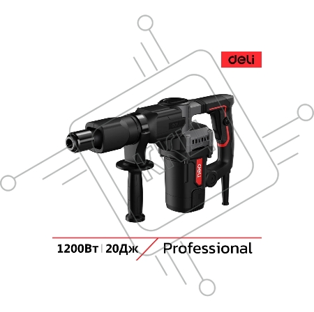 Отбойный молоток Deli DE-DG5-2E (1200Вт, 17Дж, кейс)