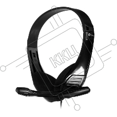 Наушники с микрофоном Oklick HS-M150 черный 2.2м накладные оголовье (NO-003N)