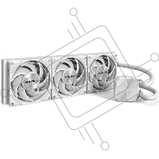 Система водяного охлаждения Montech HyperFlow Silent 360 Soc-AM5/AM4/1200/1700/1851 белый 4-pin 24.8dB Al 360W Ret (HS360WH)