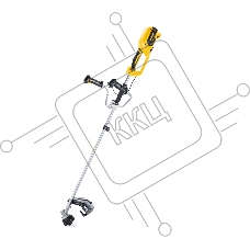 Триммер электрический Champion ET1500 1500Вт разбор.штан. реж.эл.:леска/нож