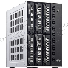 Сетевое хранилище TerraMaster D6-320 DAS tower/JBOD,RAID0,1/up to 2 SATA(3,5' or 2,5')/1xUSB3.2 Type-C gen2/1xPS/1YW