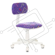 Кресло детское Бюрократ CH-W201NX Sticks 08 фиолетовый, крестовина пластик Кресло детское Бюрократ CH-W201NX Sticks 08 фиолетовый, крестовина пластик