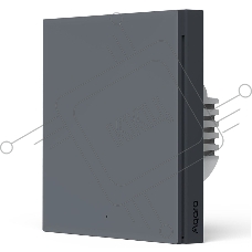 Выключатель одноклавишный без нейтрали Aqara Smart Wall Switch H1 EU (WS-EUK01 graphite) 