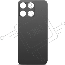 Чехол (клип-кейс) BoraSCO для Honor X6a Silicone Case черный (72478)