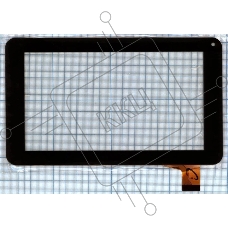 Сенсорное стекло (тачскрин) FM700405KD, черное