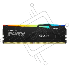 Оперативная память 16GB Kingston DDR5 6000 DIMM FURY Beast RGB EXPO Gaming Memory KF560C36BBEA-16 Non-ECC, CL36 , 1.35V, 1RX8 36-38-38 288-pin 16Gbit, RTL