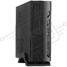 Компьютерный корпус ExeGate EX268696RUS Компьютерный корпус MiniITX ExeGate MI-208 Black, miniITX/mATX, <M450, 80mm>, 2*USB, Audio