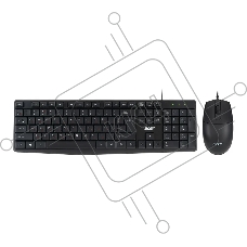 Клавиатура + мышь Acer OMW141 клав:черный мышь:черный USB