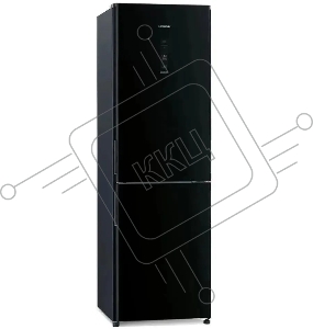 Холодильник Hitachi R-BG410PUC6X GBK 2-хкамерн. черный инвертер
