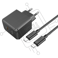 Сетевое зарядное устройство HOCO (6942007603843) CS13Aaa 1Type-C PD 20W , Black