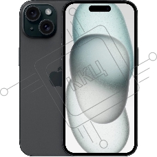 Смартфон Apple iPhone 15, 6/128Gb, черный