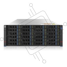 Платформа системного блока Gooxi SR401-D24RE-G2 AMD Genoa 4U Expander Backplane 24_2.5/3.5 SAS/SATA Hard Drive Bay Server Barebone + 800W CRPS modules + standard rail kit