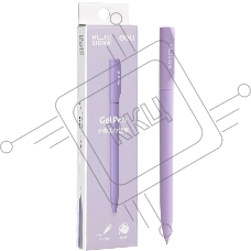 Ручка гелевая Deli Nusign (NS552VIOLET) фиолетовый d=0.5мм черн. черн. кор.карт. автом.