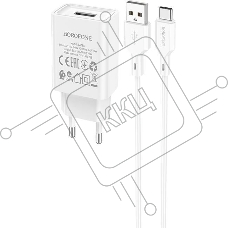 Сетевое зарядное устройство BOROFONE (6974443385731) BA68Aa для Type-C, White