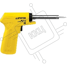 Паяльник STAYER 55307-70  master с пистолетной пластмассовой рукояткой 30 - 70Вт конус