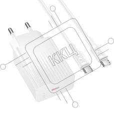 Сетевое зарядное устройство BOROFONE (6941991122743) BAS73Aaa 1Type-C 3.0A PD20W для Type-C Type-C White
