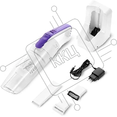 Пылесос ручной Kitfort КТ-5198 75Вт белый/фиолетовый