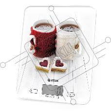 Весы кухонные электронные Vitek VT-2424(W) 5 кг, белый