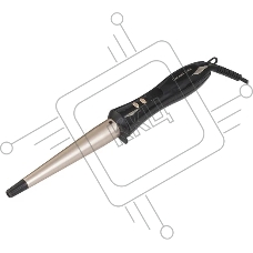 Щипцы для завивки волос Galaxy Line GL4636 черный/золотистый, 13-25 мм, 100-200 °C, 6 режимов