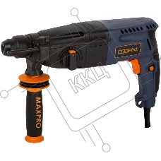 Перфоратор монтажный MAX-PRO MPRH620/24V 620 Вт, 0-1000 об/мин, 2,5 Дж, 3 режима, Д/Б/М-30/24/13, 2,8 кг, SDS-PLUS, антивибрационная ручка, резиновые вставки, рез