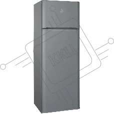 Холодильник Indesit TIA 14 G серебристый двухкамерный 194/51л морозилка сверху, ручное