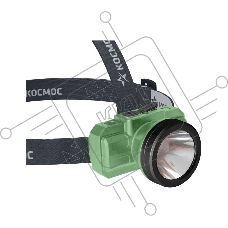 Фонарь аккумуляторный налобный КОСМОС KOC516Lit 2Вт LED Li-ion 14500 500мА.ч корпус ABS-пластик USB-шнур type C регулируемый эласт. ремешок
