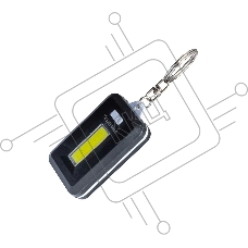 Фонарь брелок Космос 1ВтCOBLED 3xAAA корпус ABS-пластик кольцо для ключей