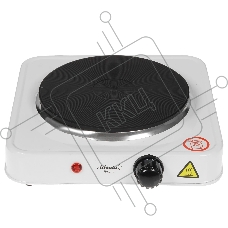 Плита настольная электрическая Atlanta ATH-1736 белый, одноконфорочная