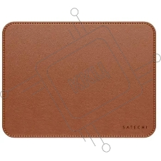 Коврик для мыши из веганской кожи Satechi Vegan-Leather Premium Desk Mat, коричневый
