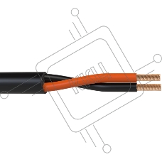 Кабель акустический 300 м, 16 AWG HighFlex, 1.5 мм2, диаметр 7.7мм, медь 84 x 0,15 мм, черный, бухта