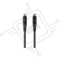 Кабель OLMIO SHIELD, Type-C - Type-C, 60W 3A, 1.2м, черный