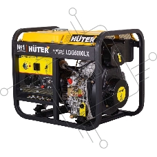 Электрогенератор дизельный Huter LDG 5000LX, 3.3 кВт, 82 дБ, 79 кг