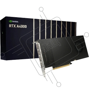 Видеокарта Nvidia RTX A4000 (ATX brackets) with ATX brackets installed (900-5G190-2200-000 alt PN)