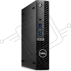 Неттоп Dell Optiplex 7020 Micro i3 14100T (2.7) 8Gb SSD512Gb UHDG 730 Linux Ubuntu GbitEth WiFi BT 90W мышь клавиатура черный (7020-3850)