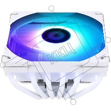 Кулер для процессора Thermalright AXP-120 X67 White Argb (4-pin PWM, 52mm, Ni/Cu, 6x6mm, ARGB, 1x120mm, 59CFM, 26.1dBA, 1800RPM, S: 1851/1700/1200/115X, 2011, 2066, AM5/AM4, white)