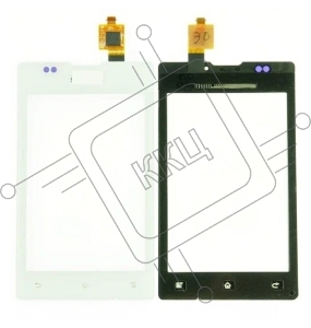 Сенсорное стекло (тачскрин) для Sony Xperia E / E Dual C1505/C1605, белое