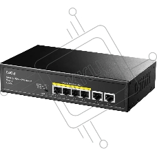 Коммутатор Cudy FS1006P (L2) 6x100Мбит/с 4PoE+ 60W неуправляемый