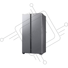 Холодильник Samsung RS62DG5003S9EO нержавеющая сталь двухкамерный 418/237л морозилка сбоку, No Frost, Side by Side