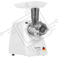 Мясорубка электрическая Bosch MFW2514W белый, 1500 Вт, 1.7 кг/мин, защита от перегрузки, насадки - 3