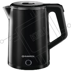 Чайник Eurostek EEK-3030, 2 л, Черный технология двухслойного корпуса COOL TOUCH